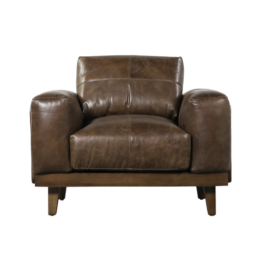 Mid-Century Modern Upholstered Club Chair, Single Sofa