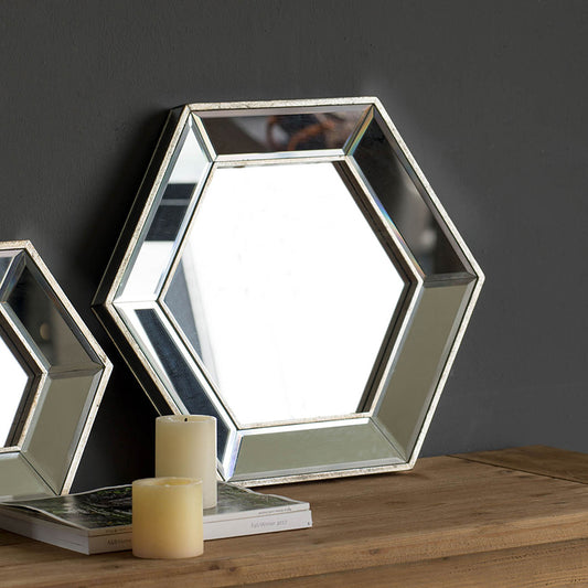 Hexagon Wall Mirror