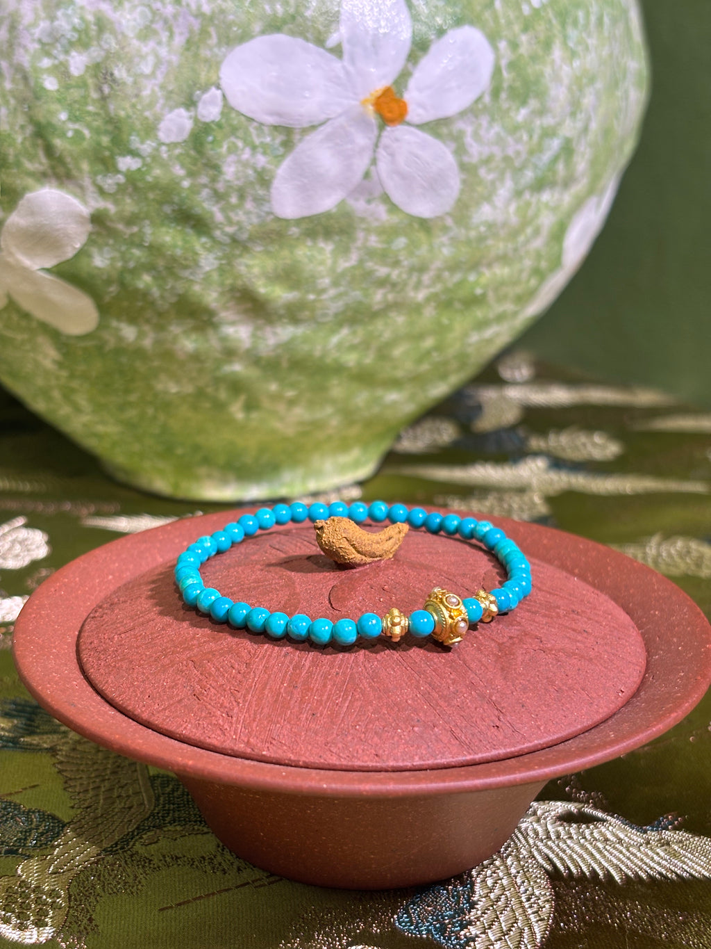 Original handmade magnesite bracelet