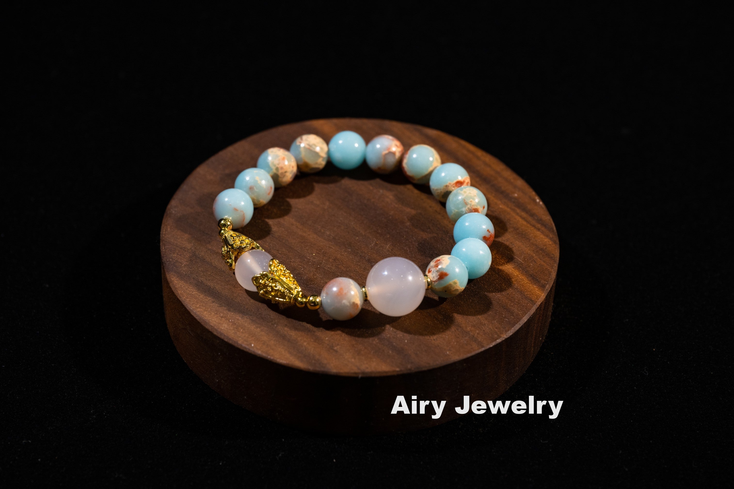 Shoushan stone agate bracelet