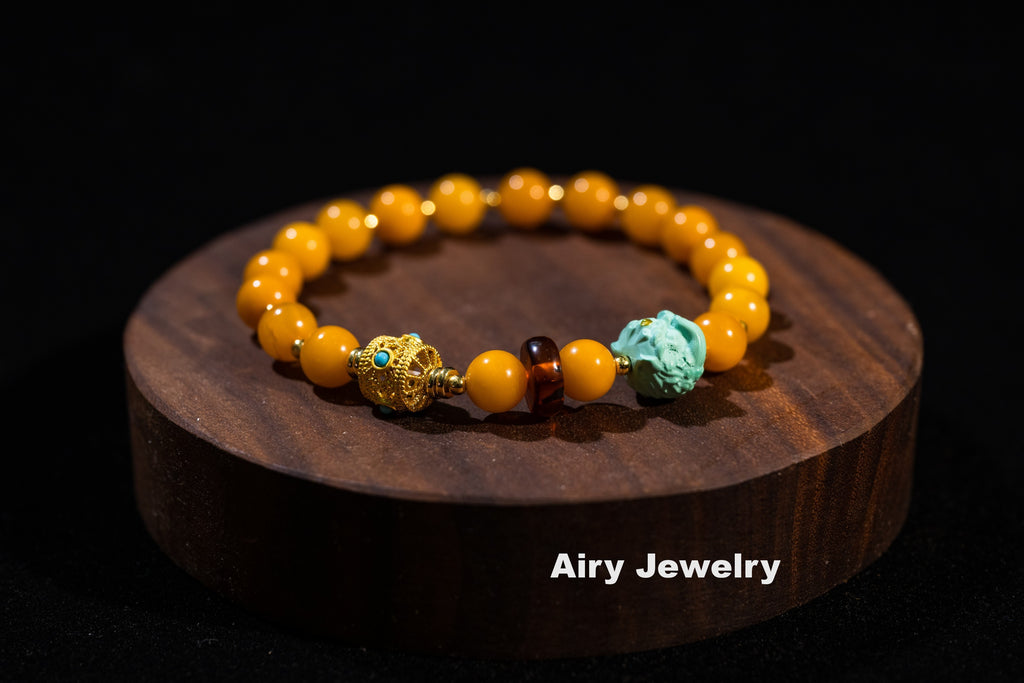 Natural Amber Original Fashion Bracelet