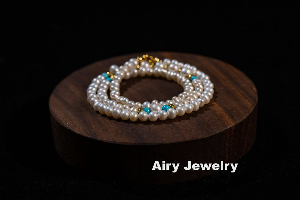 Natural pearl bracelet/necklace